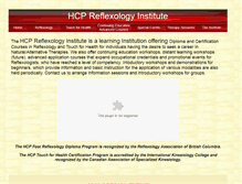 Tablet Screenshot of hcpreflexology.com